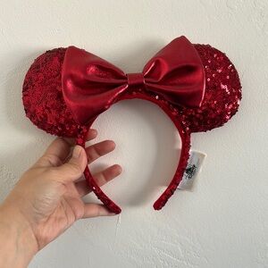 Red Sequin Disney earband